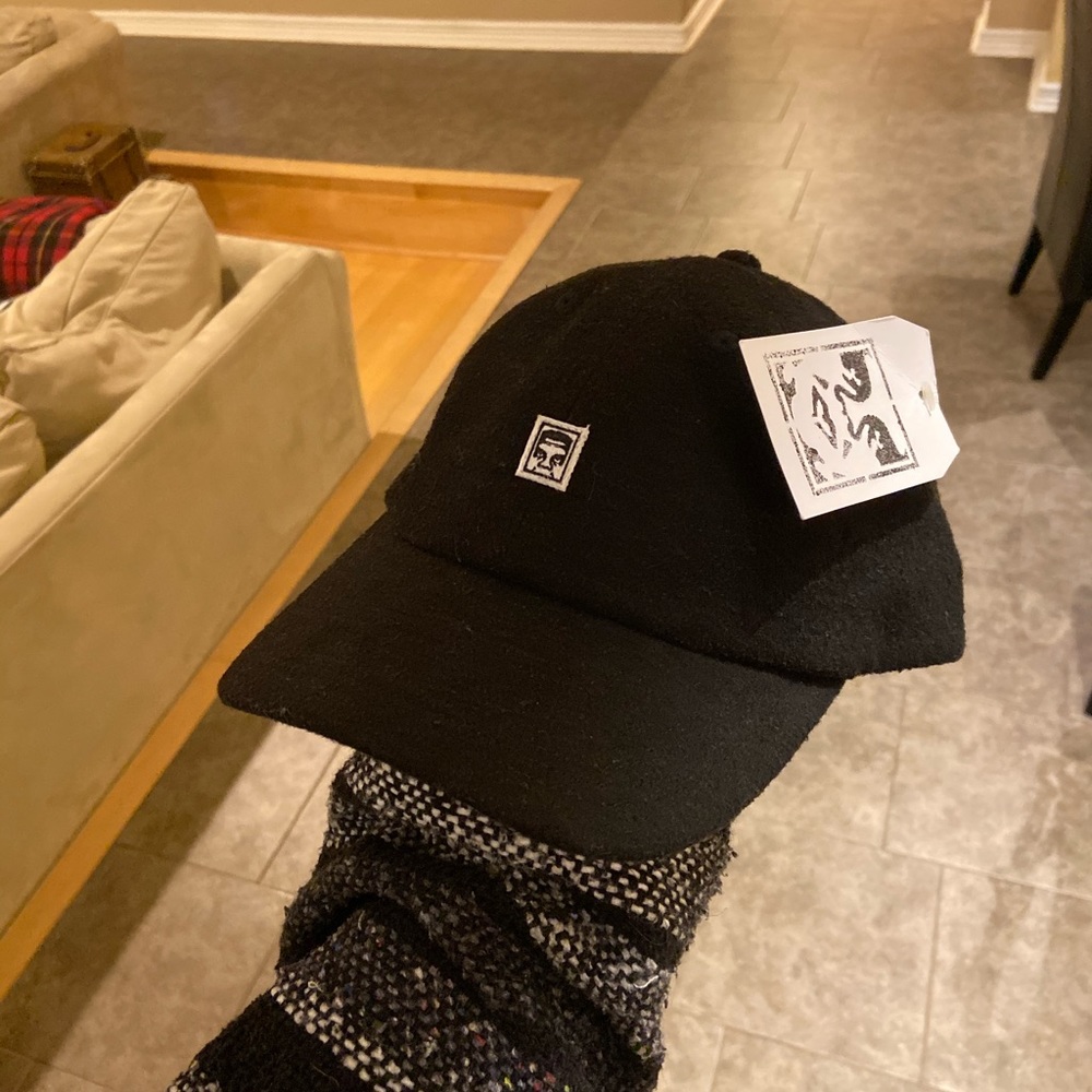 (Very Rare) Limited Obey hat black wool